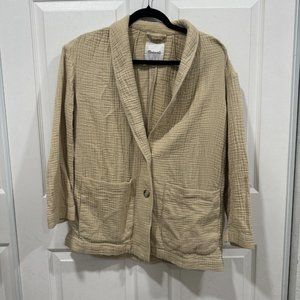 Madewell Beige Quilted Jacket